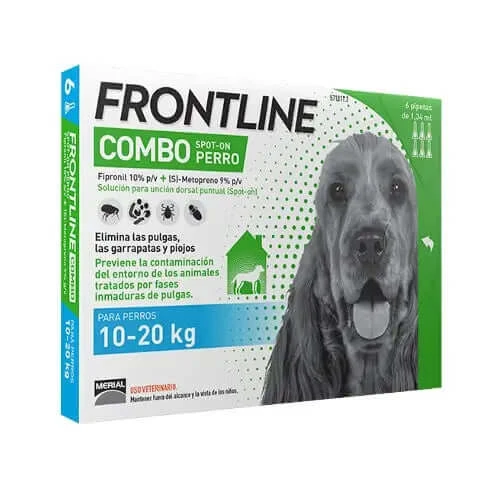 Frontline Spot Combo 10-20 Kg, 6 pipetten
