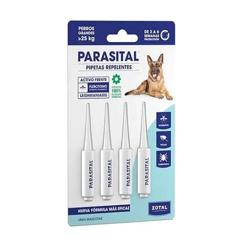 Zotal Parasital 4 insectwerende korrels grote honden vanaf 25 kg