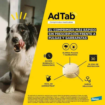 AdTab 225Mg tabletki do żucia psy 5,5-11Kg, 1Cpd: ceny i cechy