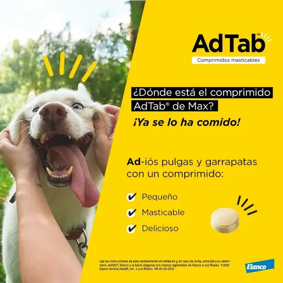 AdTab 225Mg tabletki do żucia psy 5,5-11Kg, 1Cpd: ceny i cechy