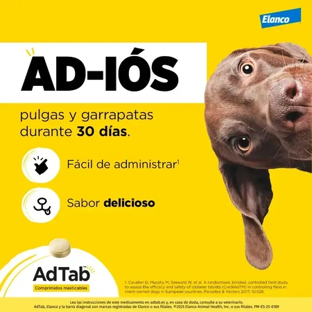 AdTab 225Mg tabletki do żucia psy 5,5-11Kg, 1Cpd: ceny i cechy