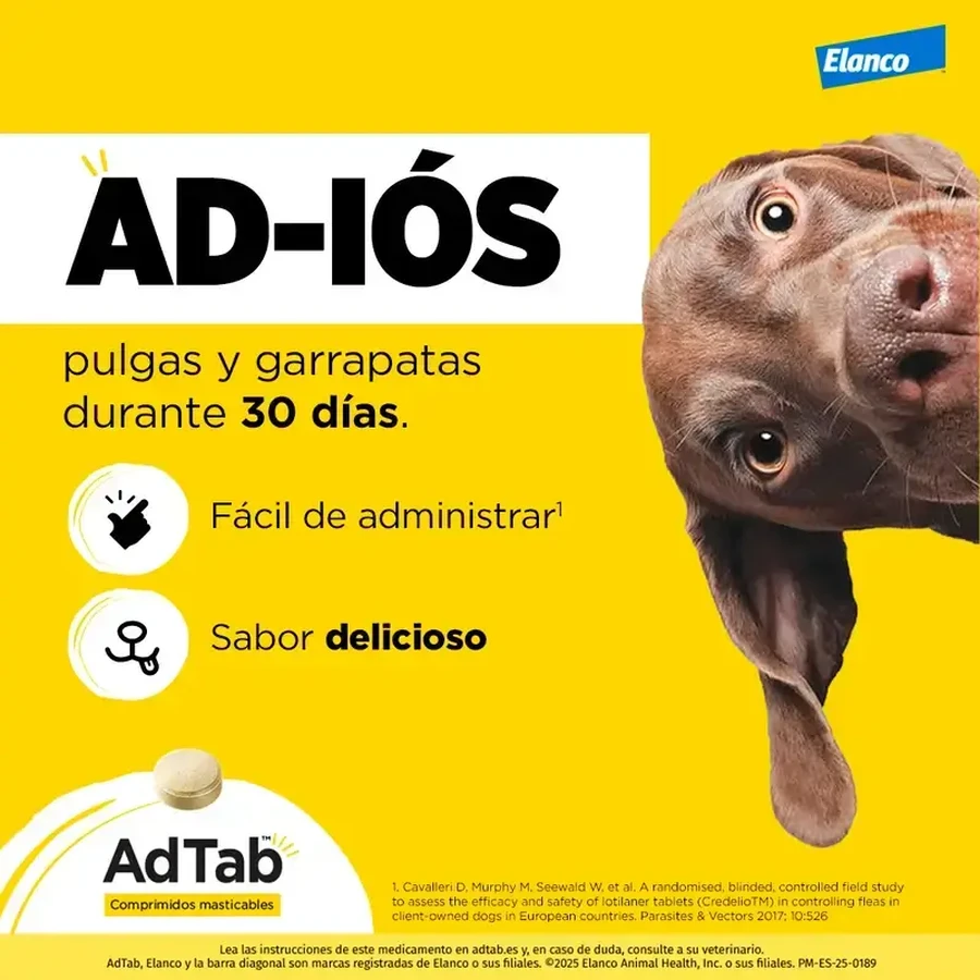 AdTab 225Mg tabletki do żucia psy 5,5-11Kg, 1Cpd: ceny i cechy