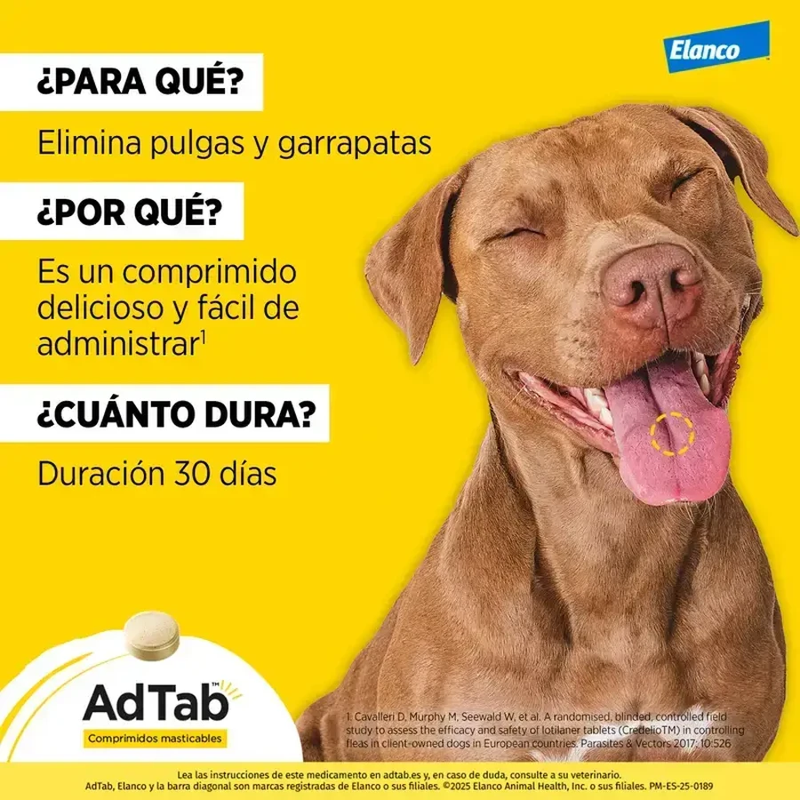 AdTab 225Mg tabletki do żucia psy 5,5-11Kg, 1Cpd: ceny i cechy