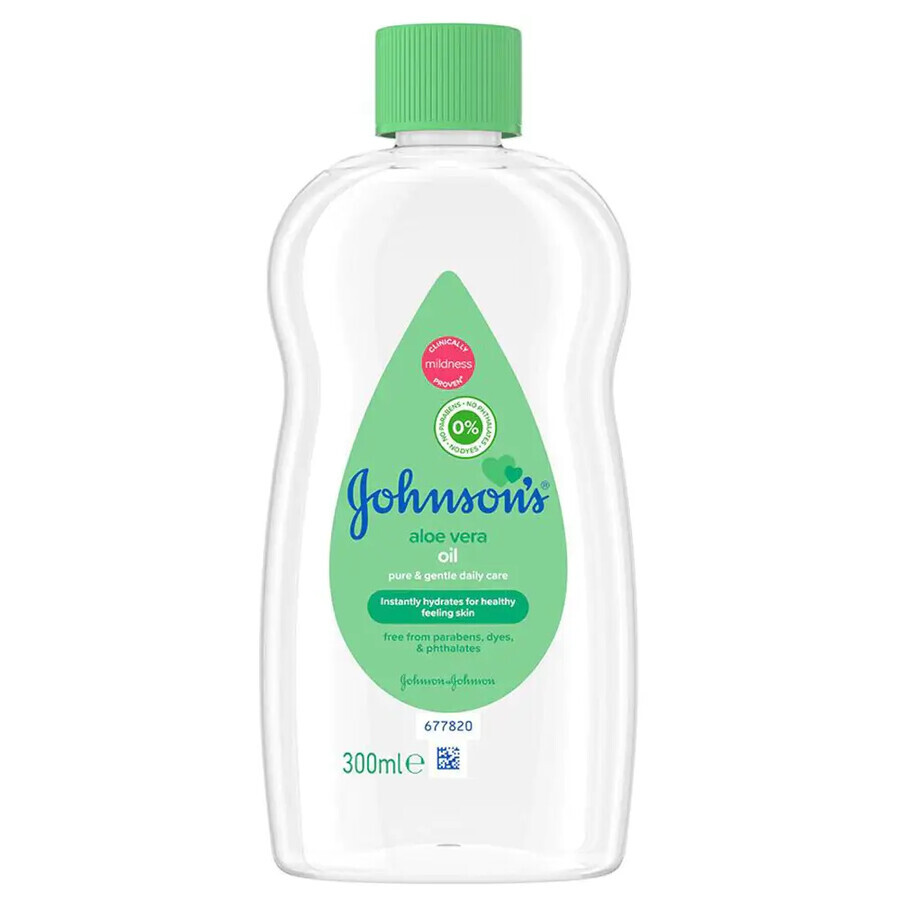 Huile corporelle à l'aloe vera, 300 ml, Johnson Baby