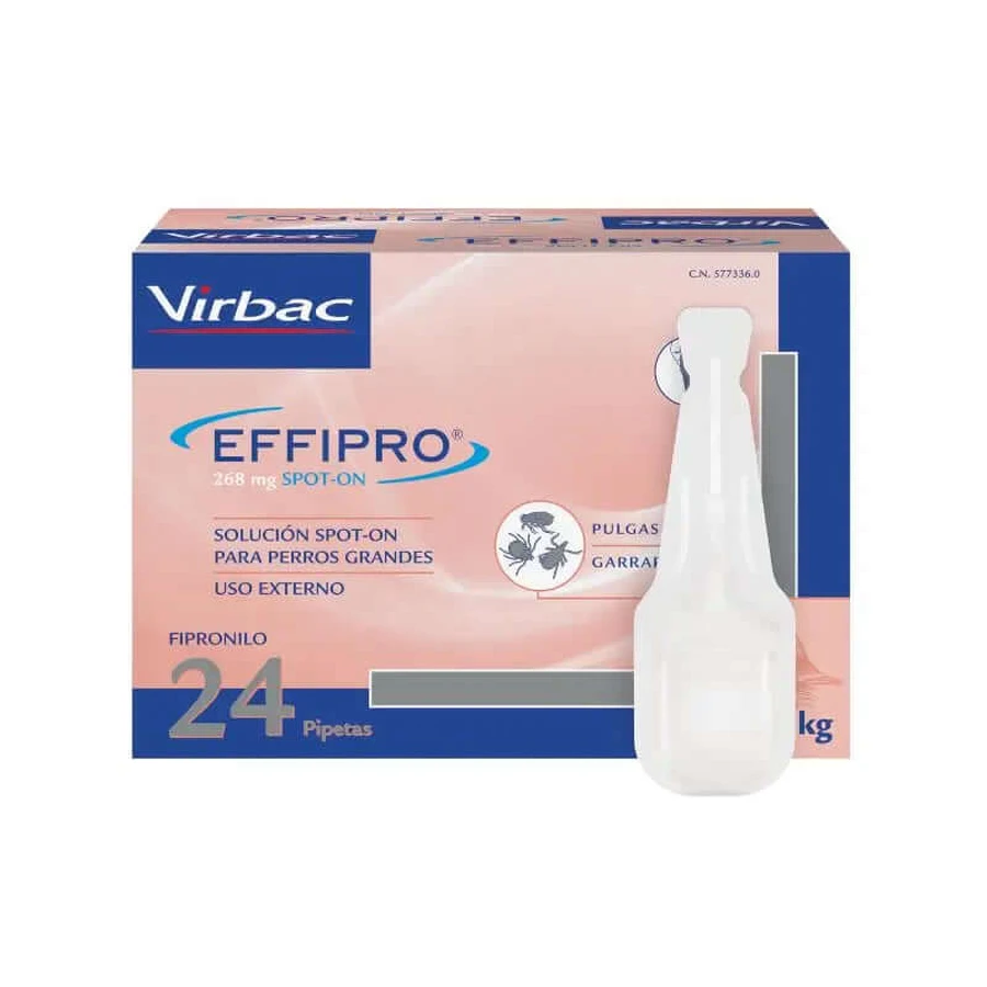 Effipro 268 Mg Spot-On Câini mari 20-40Kg, 24 pipete