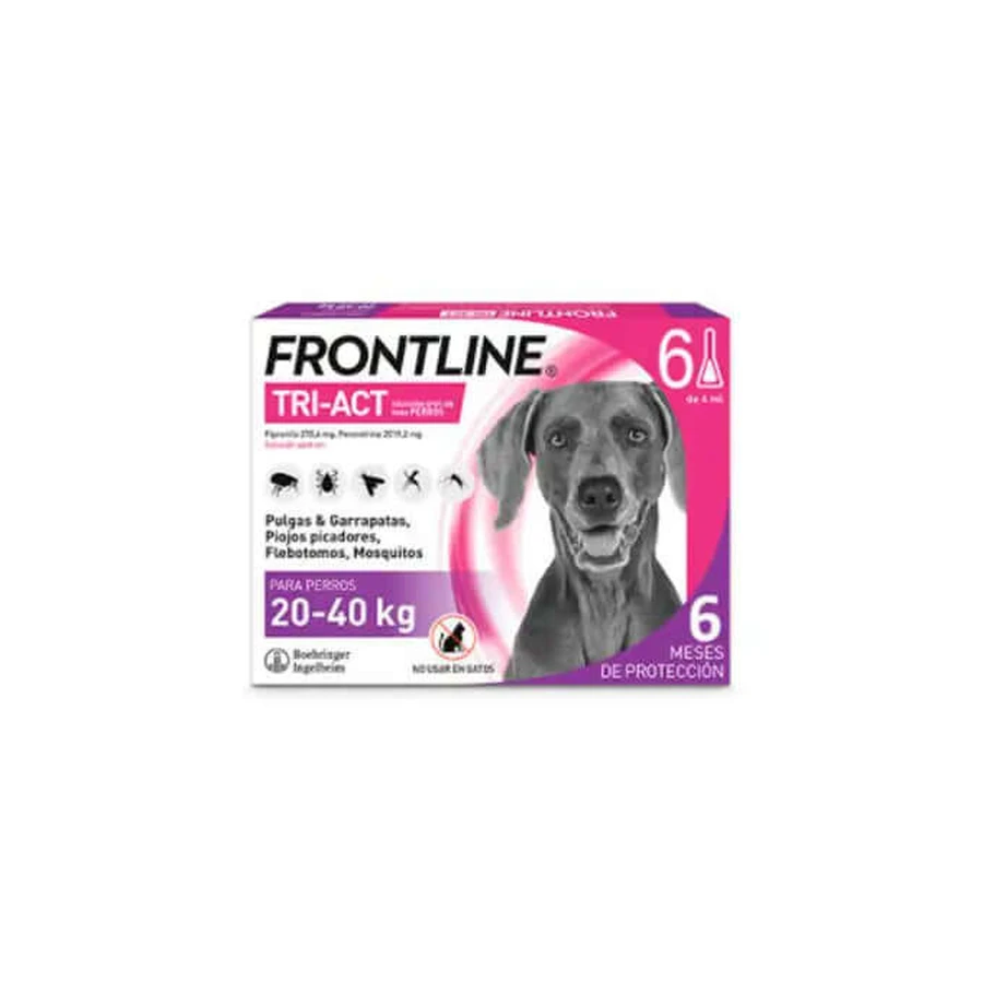 Frontline Tri-Act 20-40Kg, 6 pipetten