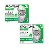 Frontline Combo Katzen und Frettchen, Packung 2 x 3 Pipetten x 0,5 ml