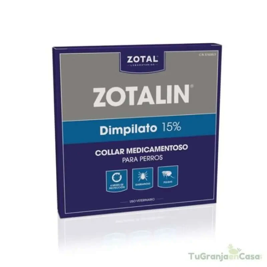 Zotal Zotalin Collar antiparasitario para perros