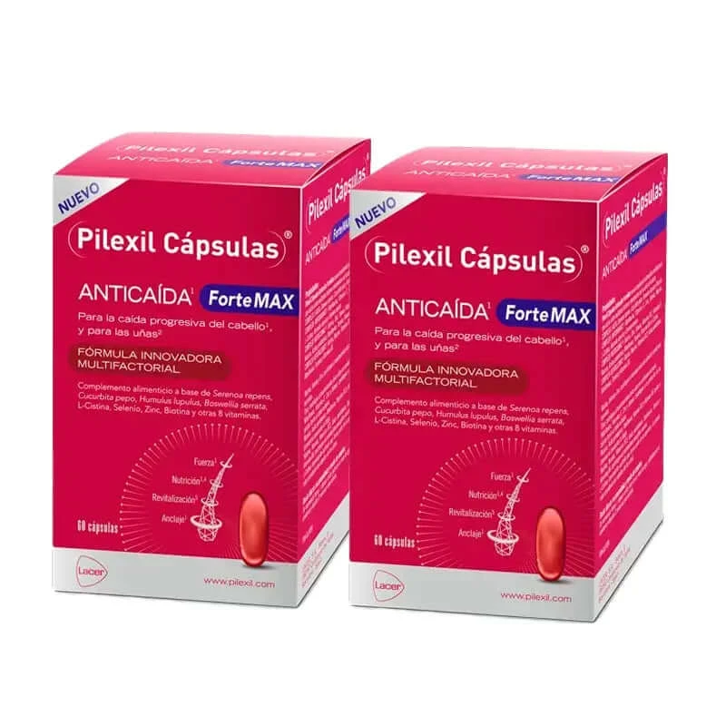 Pilexil Forte Max, verpakking 2 x 60 capsules