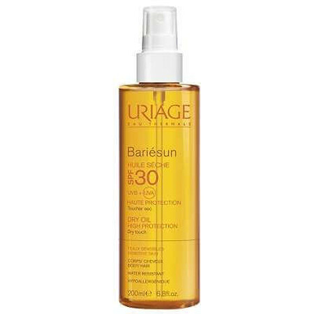 Dry oil for sun protection SPF 30 Bariesun, 200ml, Uriage