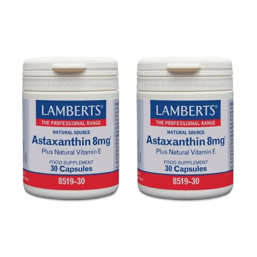 Lamberts Astaxantina con vitamina E , 2X30 Cápsulas