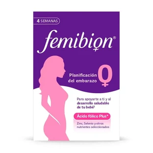 Femibion 0 Schwangerenvorsorge mit Folsäure Plus, 28 Tabletten