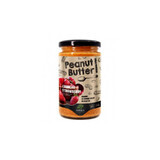 Unt de arahide crocant cu capsuni, 350 gr, Nutrisslim