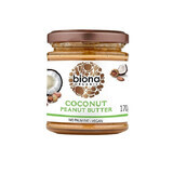 Peanut butter with coconut, 170 gr, Biona