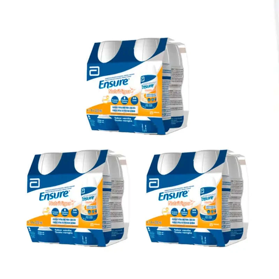 Ensure Nutrivigor Vanilla Milkshake, pack 12x220 Ml