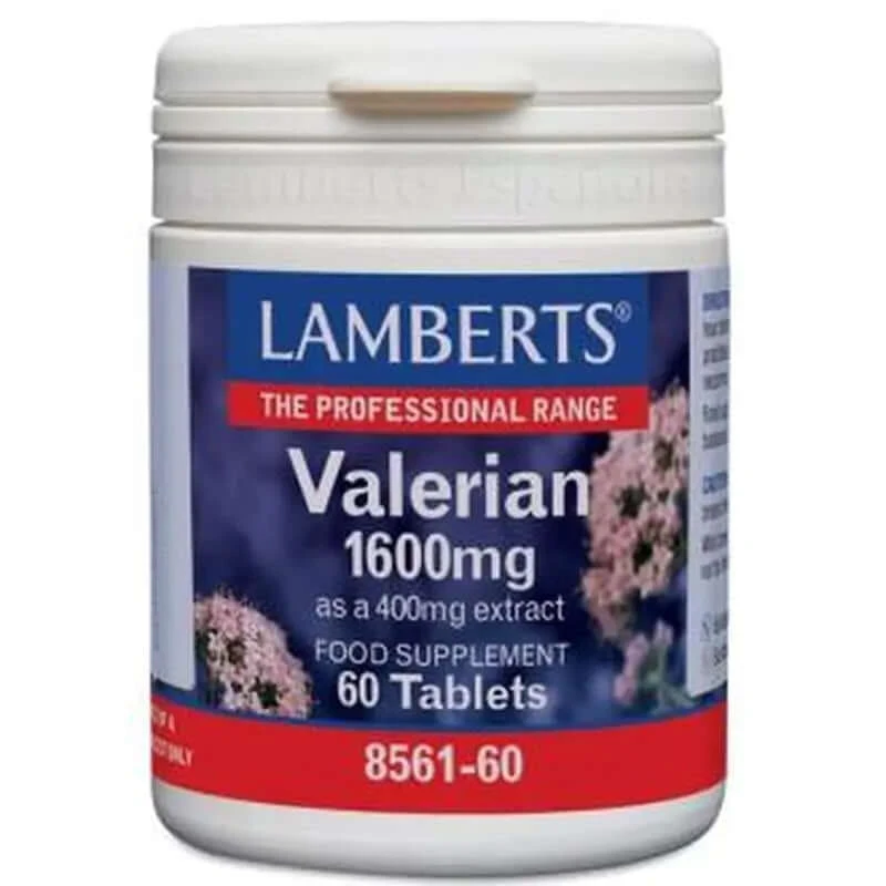 Lamberts Valeriaan 1600Mg. 60 tabletten
