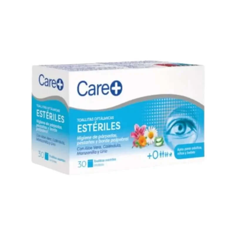 Care+ Steriele Oftalmologische Doekjes, 30 stuks