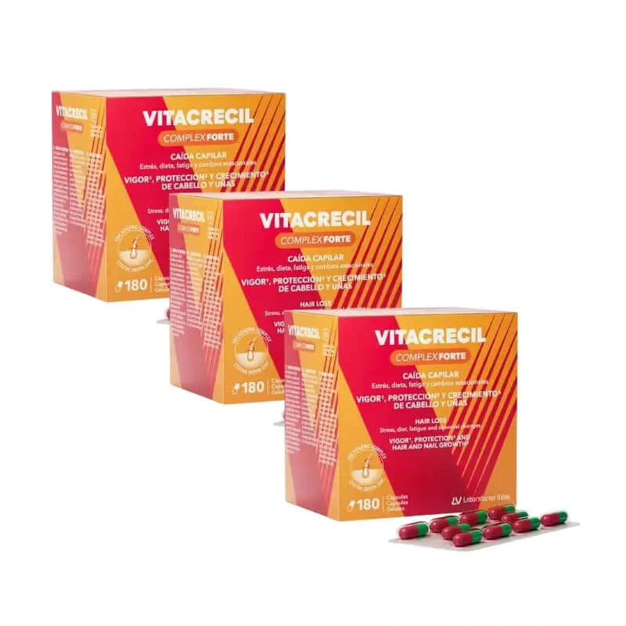 Vitacrecil Complex Forte, Packung mit 3 x 180 Kapseln