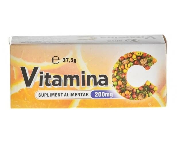 Vitamine C 200mg, 50 cp, Adya