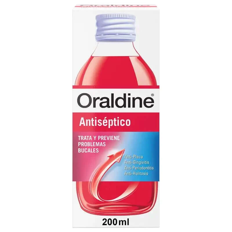Oraldine Antiseptisch antibacterieel mondwater voor dagelijks gebruik, 200 ml