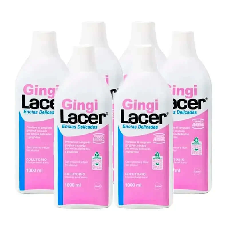 Gingilacer mondwater, verpakking 6 x 1000 ml