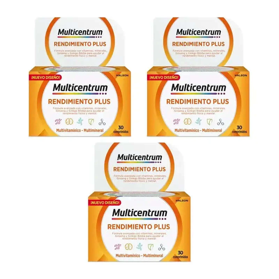 Multicentrum Performance Plus Multivitamin Multivitamin Pack 3 x 30 Comprimidos