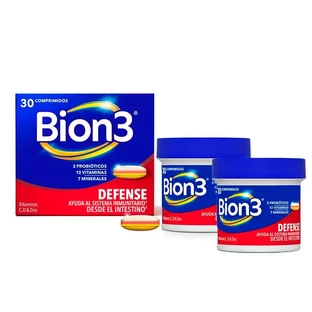 Bion3 Defense Multivitamin, 2x30 comprimidos