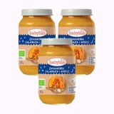 Babybio Goodnight Karotten-Kürbis-Reis, Packung 3 x 200 Gramm