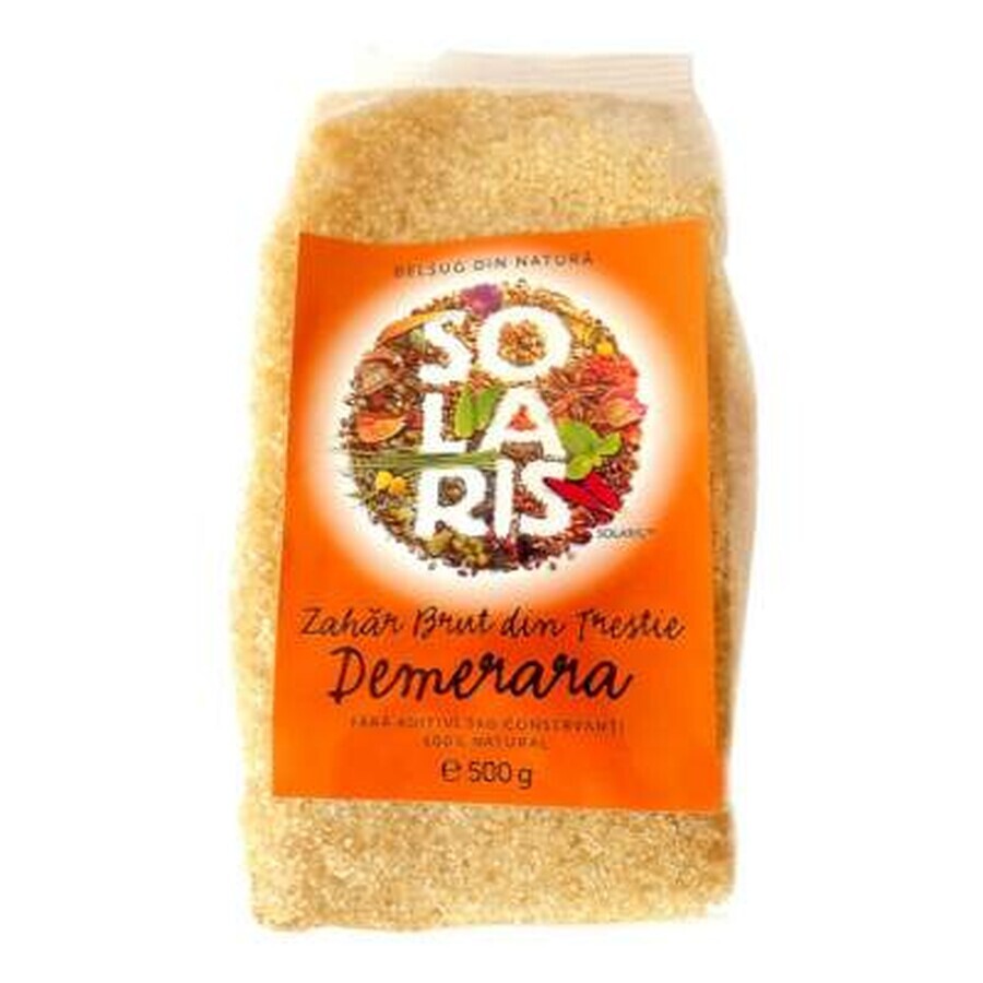 Ruwe rietsuiker Demerara, 500 g, Solaris