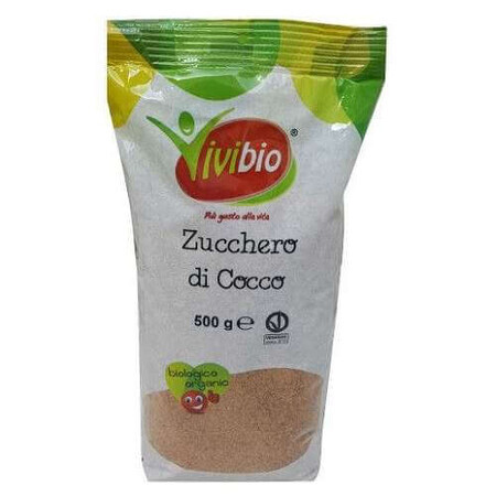 Zucchero di cocco bio, 500 g, ViviBio