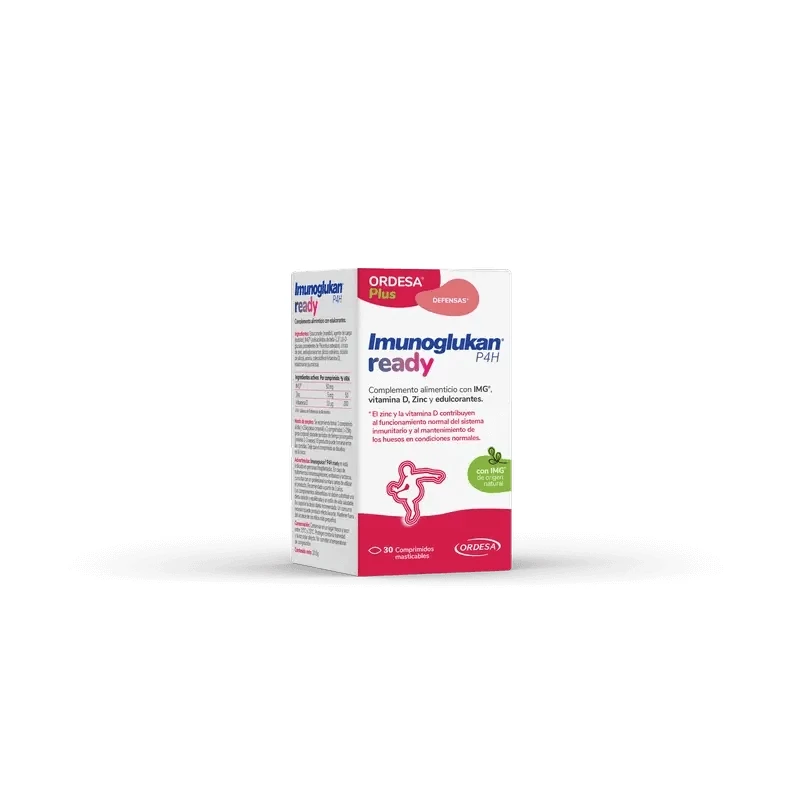 Imunoglukan Ph4 ready met zink en vitamine A, 30 tabletten