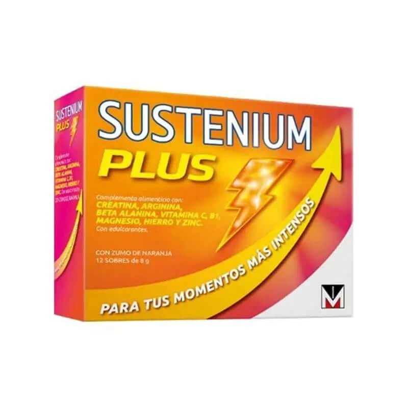 Sustenium Plus Voedingssupplement met sinaasappelsap 12 sachets x 8 gram