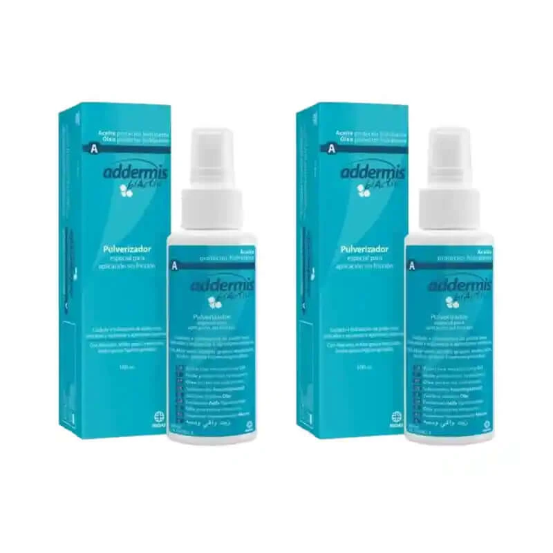 Addermis Biactiv beschermende vochtinbrengende olie, 2X100 Ml