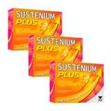 Sustenium Plus Triplo Complemento alimenticio con zumo de naranja 3 x (12 sobres x 8 g)