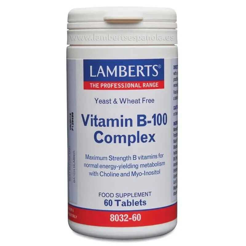 Lamberts Vitamine B-100 Complex , 60 capsules
