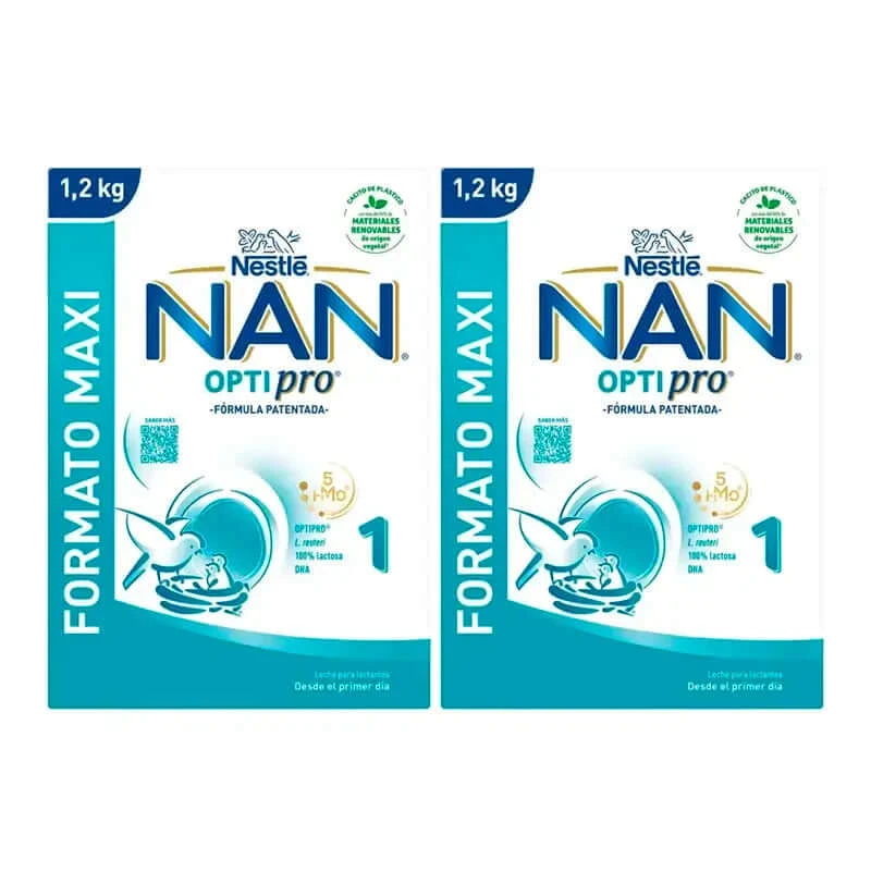 Nestlé Nan Optipro 1 Melk voor beginners, 2X1200 g