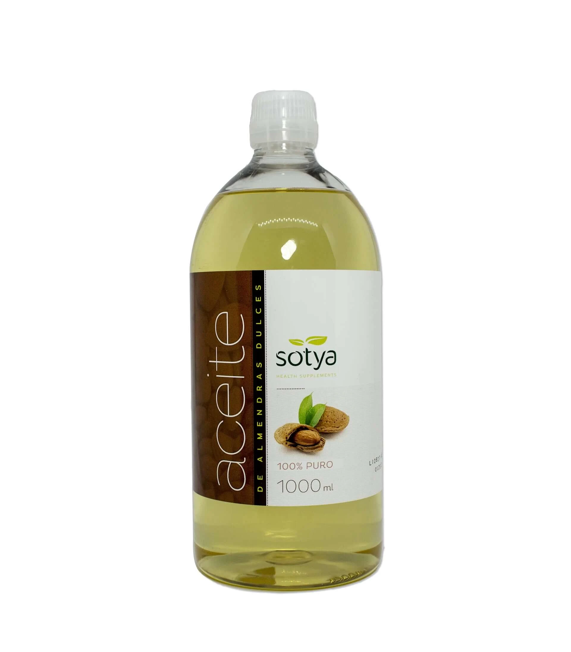 Sotya zoete amandelolie, 1 liter