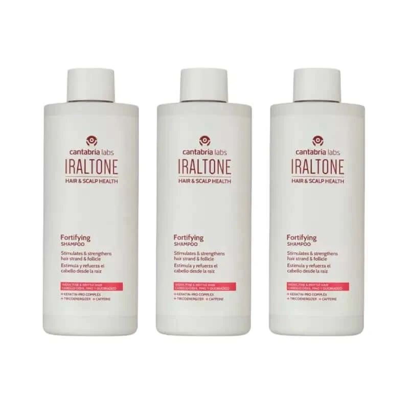 Iraltone versterkende shampoo, verpakking 3 X 400 ml