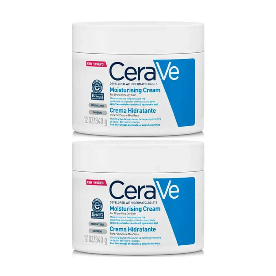 CeraVe Duplo Crème hydratante, 2x340 g