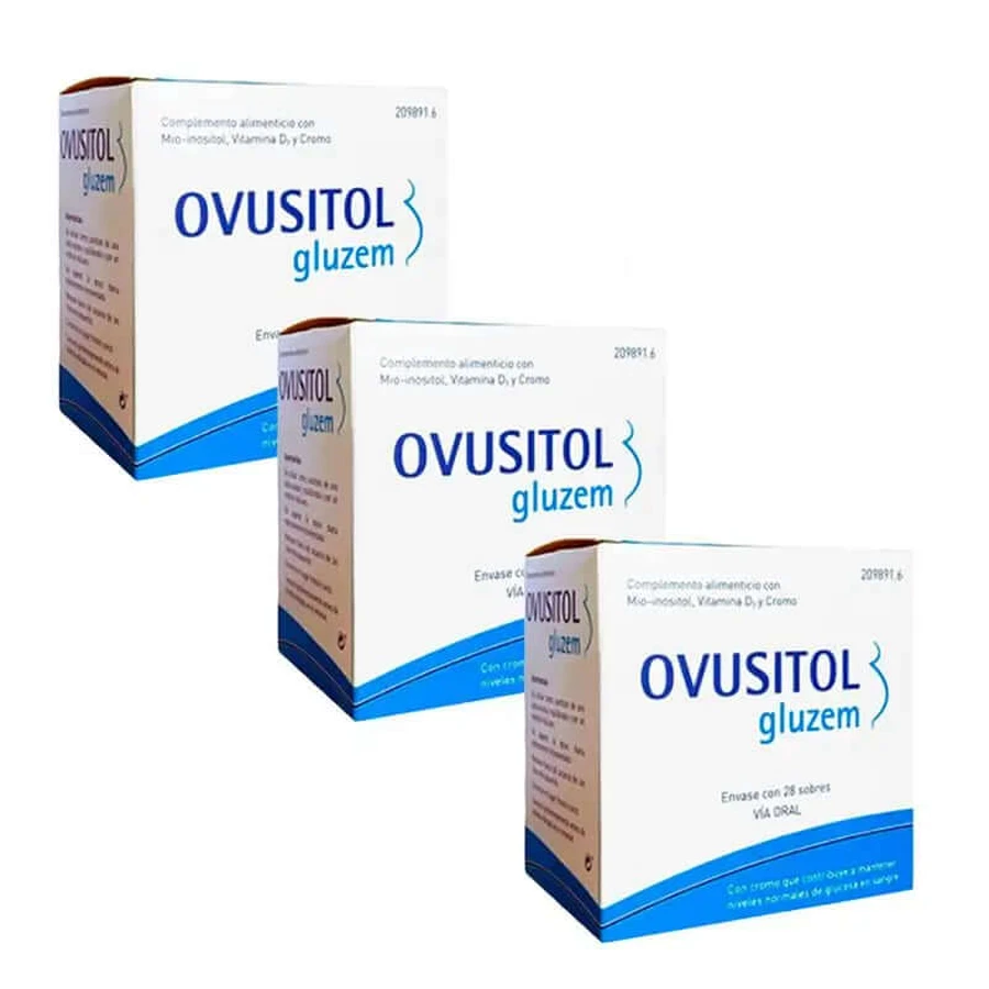 Ovusitol Gluzem pack, 3 x 28 sachets