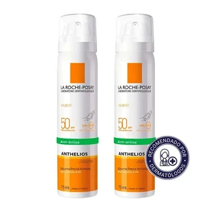 La Roche-Posay Anthelios Facial Mist Pack SPF 50 Sun Protection Face Sensitive Skin 2X75 ml