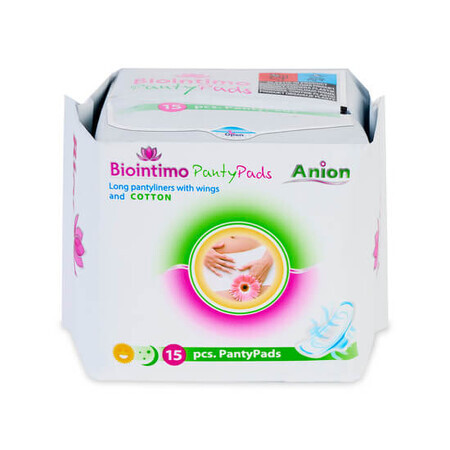 Protège-slips absorbants Biointimo, 15 pièces, Denticare-Gate Kft