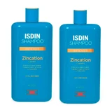 Isdin Zincation Frequency Frequency Shampooing, pack 2 x 400 ml