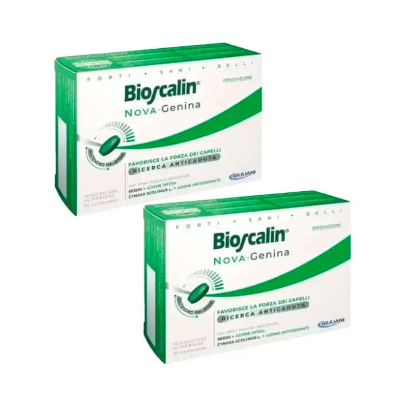 Bioscalin Novagenine tabletten, verpakking 2 x 30 tabletten