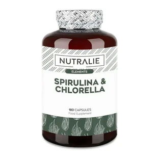 Nutralie Spirulina & Chlorella Energie & Kracht 1800Mg , 180 capsules