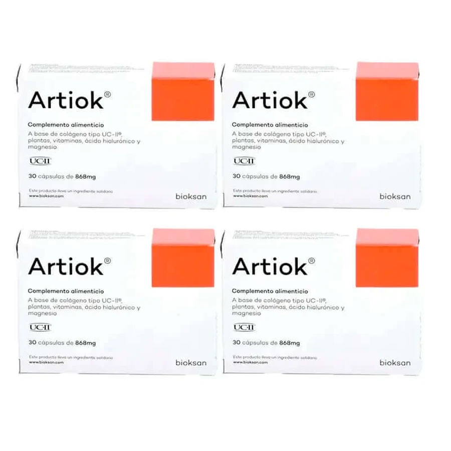 Artiok, verpakking 4 x 30 capsules