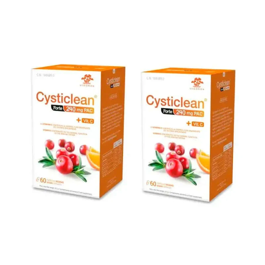 Cysticlean Forte 240 Mg Pac, Packung 2 x 60 Kapseln