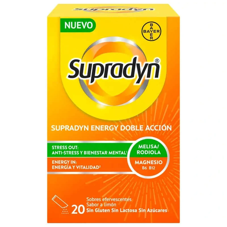 Supradyn Energy Dubbele Actie, 20 sachets