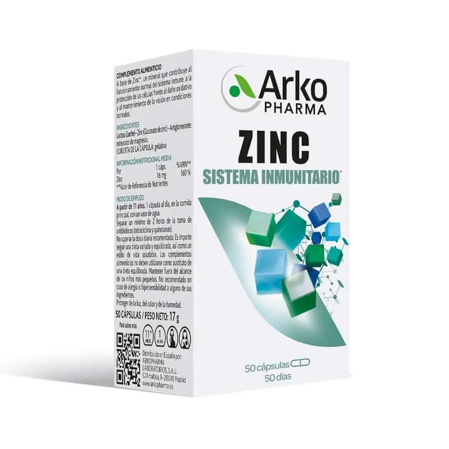 Arkopharma Zinco, 50 capsule
