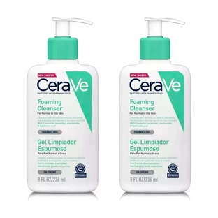 CeraVe Duplo Foaming cleansing gel, 2 x 236 ml